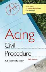 9781642427011-1642427012-Acing Civil Procedure (Acing Series)