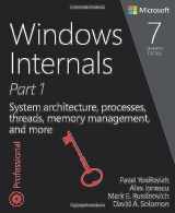 9780735684188-0735684189-Windows Internals: System architecture, processes, threads, memory management, and more, Part 1 (Developer Reference)