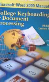 9780078257612-0078257611-Gregg College Keyboarding and Document Processing (GDP), Student Manual, Word 2000