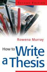 9780335219681-0335219683-How to Write a Thesis