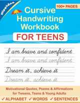 9781080543175-1080543171-Cursive Handwriting Workbook for Teens: A cursive writing practice workbook for young adults and teens