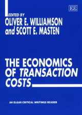 9781858989501-1858989507-The Economics of Transaction Costs (Elgar Critical Writings Reader)