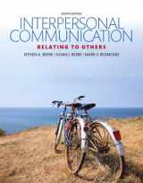 9780134202037-0134202031-Interpersonal Communication: Relating to Others (8th Edition)