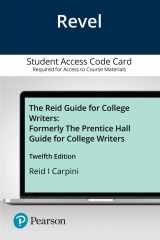 9780135164808-013516480X-Reid Guide for College Writers, The -- Revel Access Code
