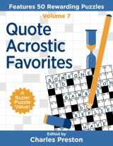 9781734048346-1734048344-Quote Acrostic Favorites: Features 50 Rewarding Puzzles (Puzzle Books for Fun)