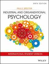9788126555291-8126555297-Industrial And Organizational Psychology : International Student Version, 6th Ed