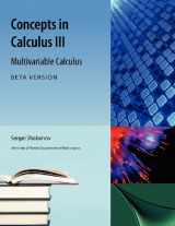 9781616101572-1616101571-Concepts in Calculus III Beta Version