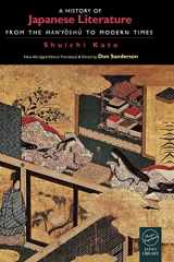 9781873410486-1873410484-A History of Japanese Literature: From the Manyoshu to Modern Times