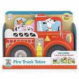 9781646381838-1646381831-Fire Truck Tales - Wheeled Board Book Set, 3-Book Gift Set With Rolling Fire Engine Vehicle Slipcase for Toddlers (Roll & Play Stories)
