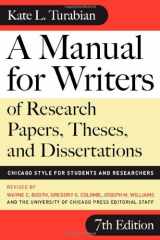 9780226823362-0226823369-A Manual for Writers of Research Papers, Theses, and Dissertations, Seventh Edition: Chicago Style for Students and Researchers (Chicago Guides to Writing, Editing, and Publishing)