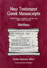9781850757726-1850757720-New Testament Greek Manuscripts: Matthew (New Testament Greek Manuscripts)