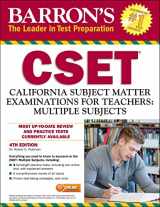 9781438007472-1438007477-CSET: California Subject Matter Exams for Teachers: Multiple Subjects (Barron's Test Prep CA)