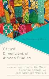 9781666917239-1666917230-Critical Dimensions of African Studies: Re-Membering Africa