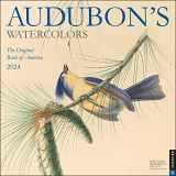 9780789343222-0789343223-Audubon's Watercolors 2024 Wall Calendar