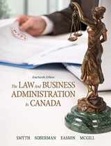 9780133251678-0133251675-The Law and Business Administration in Canada (14th Edition)