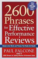 9780814472828-0814472826-2600 Phrases for Effective Performance Reviews: Ready-to-Use Words and Phrases That Really Get Results