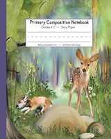 9781717840288-1717840280-Primary Composition Book Grades K-2 Story Paper: Picture Space And Dashed Mid Line | 120 Story Pages | Watercolor Fawn Deer (Woodland Nature Journal)