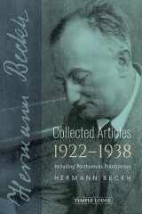9781915776020-1915776023-Collected Articles, 1922–1938: Including Posthumous Publications