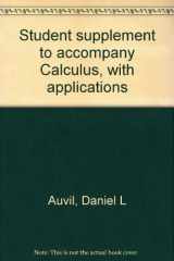 9780201100648-0201100649-Student supplement to accompany Calculus, with applications