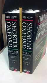 9780198612711-0198612710-The New Shorter Oxford English Dictionary (2 Vol. Set; Thumb Indexed Edition)