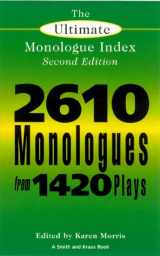 9781575251837-1575251833-The Ultimate Monologue Index (Smith and Kraus Monologue Index), Second Edition
