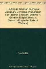 9780415112093-0415112095-Routledge German Technical Dictionary Universal-Worterbuch der Technik Englisch: Volume 1: German English/Band 1: Deutsch-Englisch (Routledge Specialist Dictionaries Series)