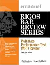 9780735573369-0735573360-Multistate Perfomance Test (MPT) Review, 2008-2009 (Rigos Bar Review Series)