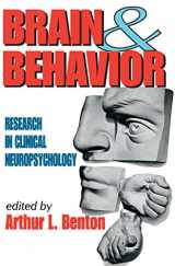 9780202363189-020236318X-Brain and Behavior: Research in Clinical Neuropsychology