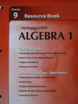 9780618020478-0618020470-McDougal Littell ALGEBRA 1 Chapter 9 Resource Book