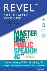 9780133922530-0133922537-Revel for Mastering Public Speaking -- Access Card (9th Edition)