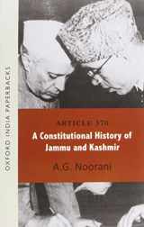 9780199455263-0199455260-Article 370: A Constitutional History of Jammu and Kashmir