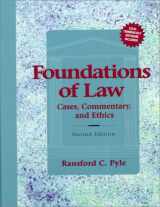 9780827371941-0827371942-Foundations of Law: Cases, Commentary and Ethics