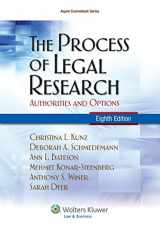 9781454805526-1454805528-The Process of Legal Research: Authorities and Options, Eighth Edition (Aspen Coursebook)