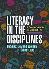 9781462527922-1462527922-Literacy in the Disciplines: A Teacher's Guide for Grades 5-12