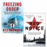 9789124219543-9124219541-Bill Browder 2 Books Collection Set (Freezing Order [Hardcover], Red Notice)