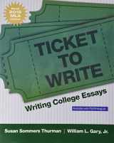 9780134678788-0134678788-Ticket to Write: Writing College Essays, MLA Update Edition