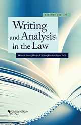 9781683282372-168328237X-Writing and Analysis in the Law (Coursebook)