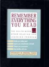9780812917734-0812917731-Remember Everything You Read: The Evelyn Wood 7-Day Speed Reading and Learning Program