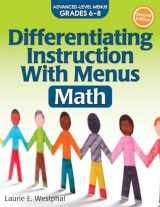 9781618216380-1618216384-Differentiating Instruction With Menus: Math (Grades 6-8)