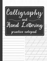 9781673872071-1673872077-Calligraphy and Hand Lettering Practice Notepad: Modern Calligraphy Slant Angle Lined Guide, Alphabet Practice & Dot Grid Paper Practice Sheets for ... - Black Cover (Slanted Calligraphy Paper)
