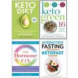 9789124031596-9124031593-Keto Diet, Keto-Green 16, The Hormone Fix, Intermittent Fasting The Complete Ketofast Solution 4 Books Collection Set