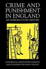9781857281545-1857281543-Crime And Punishment In England: An Introductory History