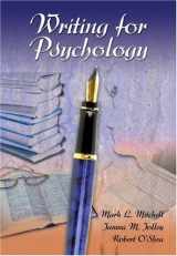 9780155085541-0155085549-Writing for Psychology (with InfoTrac)
