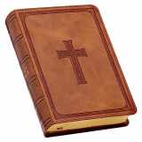 9781432119577-1432119575-KJV Holy Bible, Large Print Compact, Saddle Tan Faux Leather w/Ribbon Marker, Red Letter, King James Version