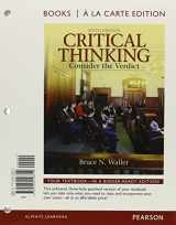 9780205098507-0205098509-Critical Thinking: Consider the Verdict, Books a la Carte Plus MyLab Thinking with eText -- Access Card Package (6th Edition)