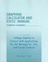 9780321170125-0321170121-College Algebra in Context with Applications for the Managerial, Life, and Social Sciences Graphing Calculator and Excel Manual