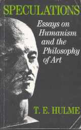 9780710212696-0710212690-Speculations: Essays on Humanism and the Philosophy of Art