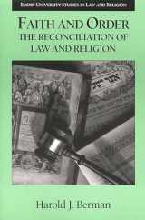 9780802848529-0802848524-Faith and Order : The Reconciliation of Law and Religion (Emory University Studies in Law and Religion)