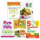 9789123685875-9123685875-Longevity diet, 5 2 diet recipe book, five two for a new you, 5 2 diet meals for one and 5 2 cookbook 5 books collection set