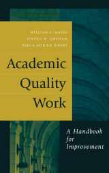 9781933371238-1933371234-Academic Quality Work: A Handbook for Improvement
